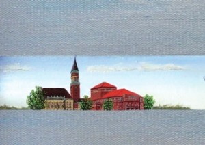 Rathaus Kiel Ölbild